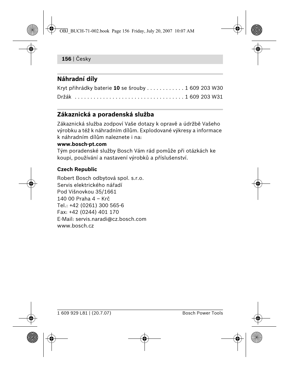 Bosch BLE 200 Professional User Manual | Page 156 / 267