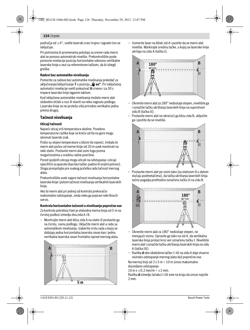 Bosch GLL 3-80 P Professional User Manual | Page 124 / 196