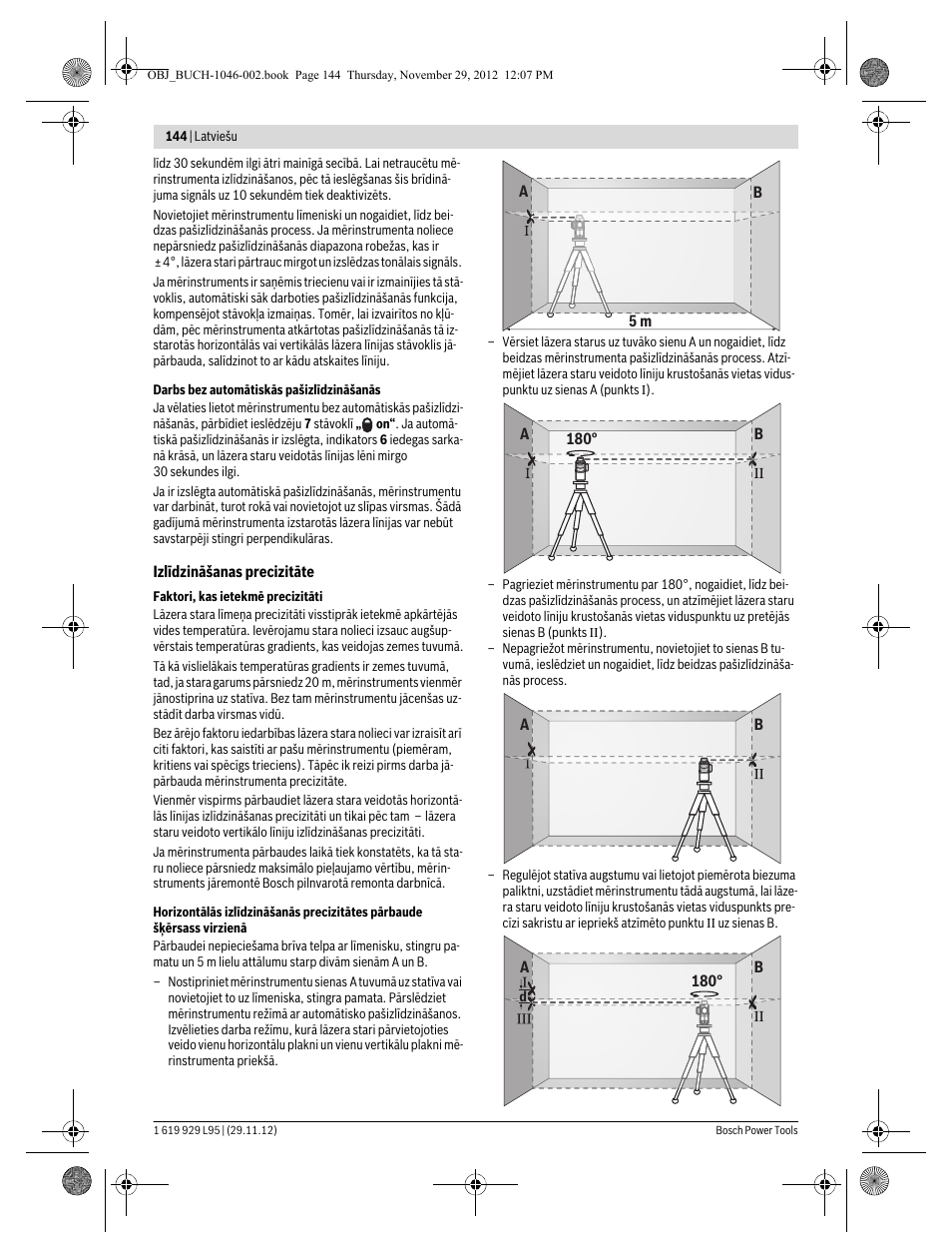 Bosch GLL 3-80 P Professional User Manual | Page 144 / 196