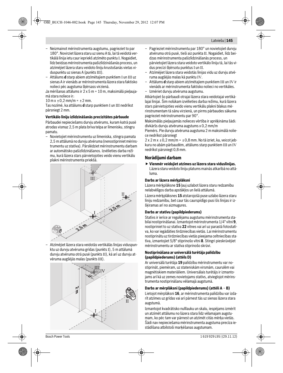 Bosch GLL 3-80 P Professional User Manual | Page 145 / 196