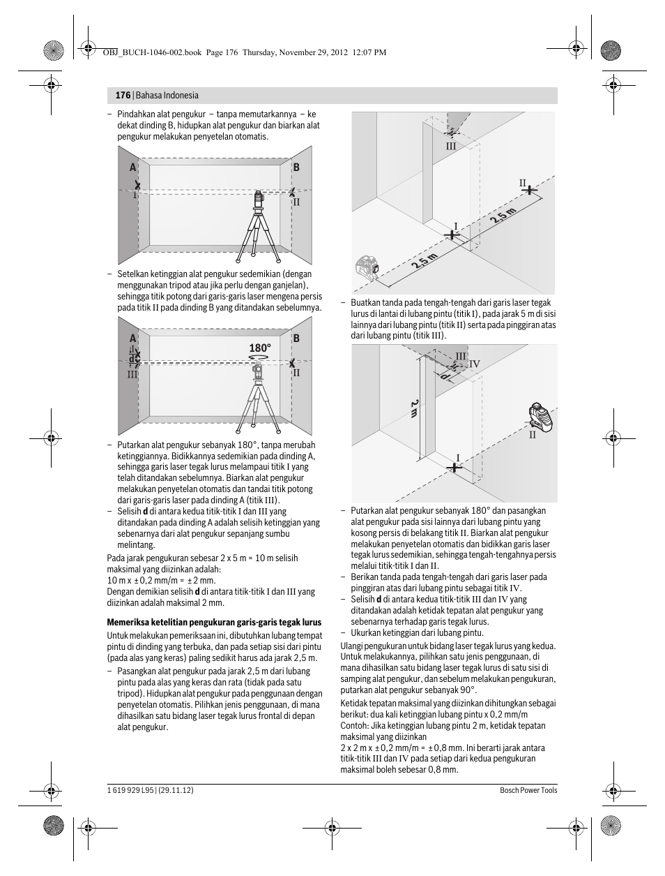 Bosch GLL 3-80 P Professional User Manual | Page 176 / 196