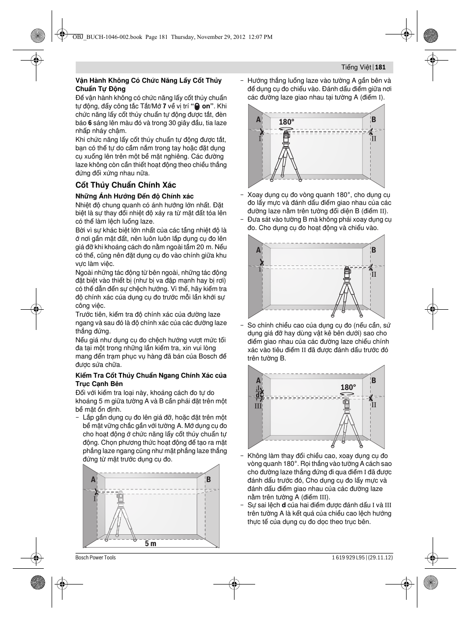 Bosch GLL 3-80 P Professional User Manual | Page 181 / 196