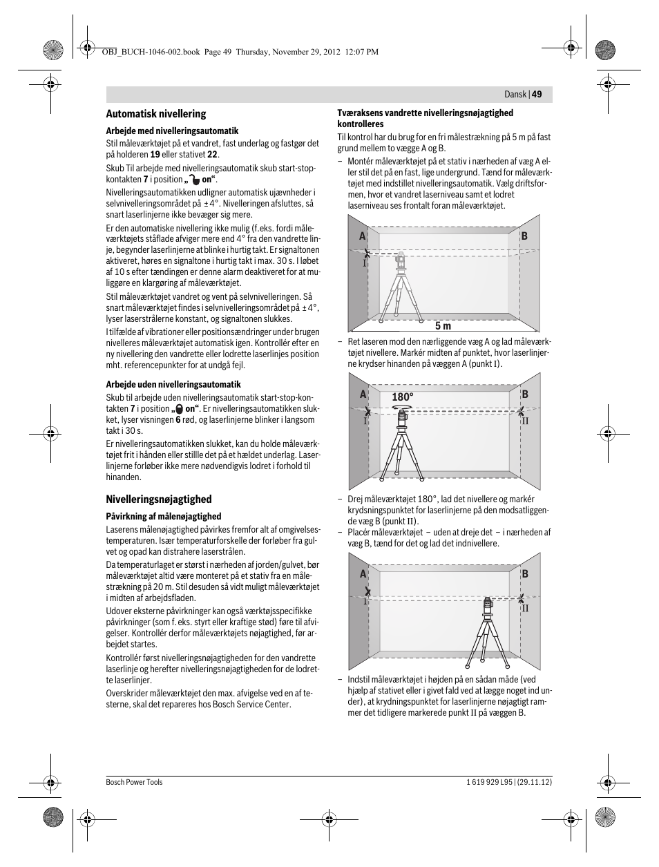 Bosch GLL 3-80 P Professional User Manual | Page 49 / 196