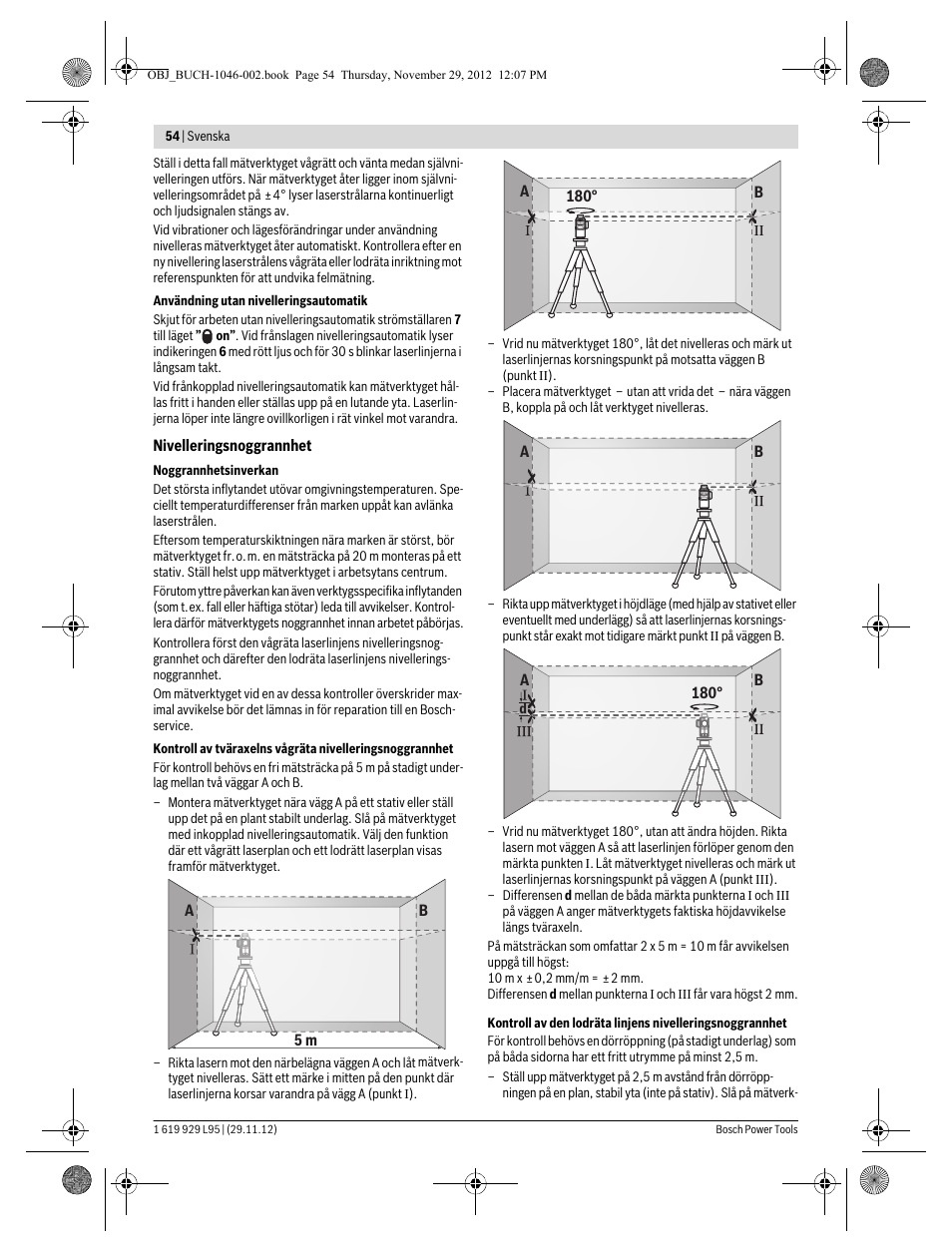 Bosch GLL 3-80 P Professional User Manual | Page 54 / 196