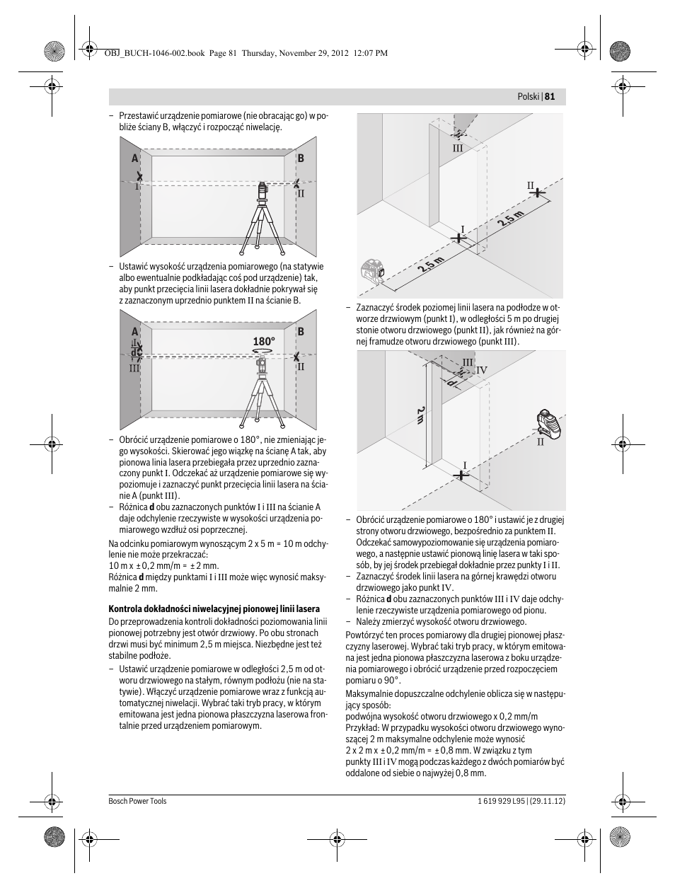 Bosch GLL 3-80 P Professional User Manual | Page 81 / 196