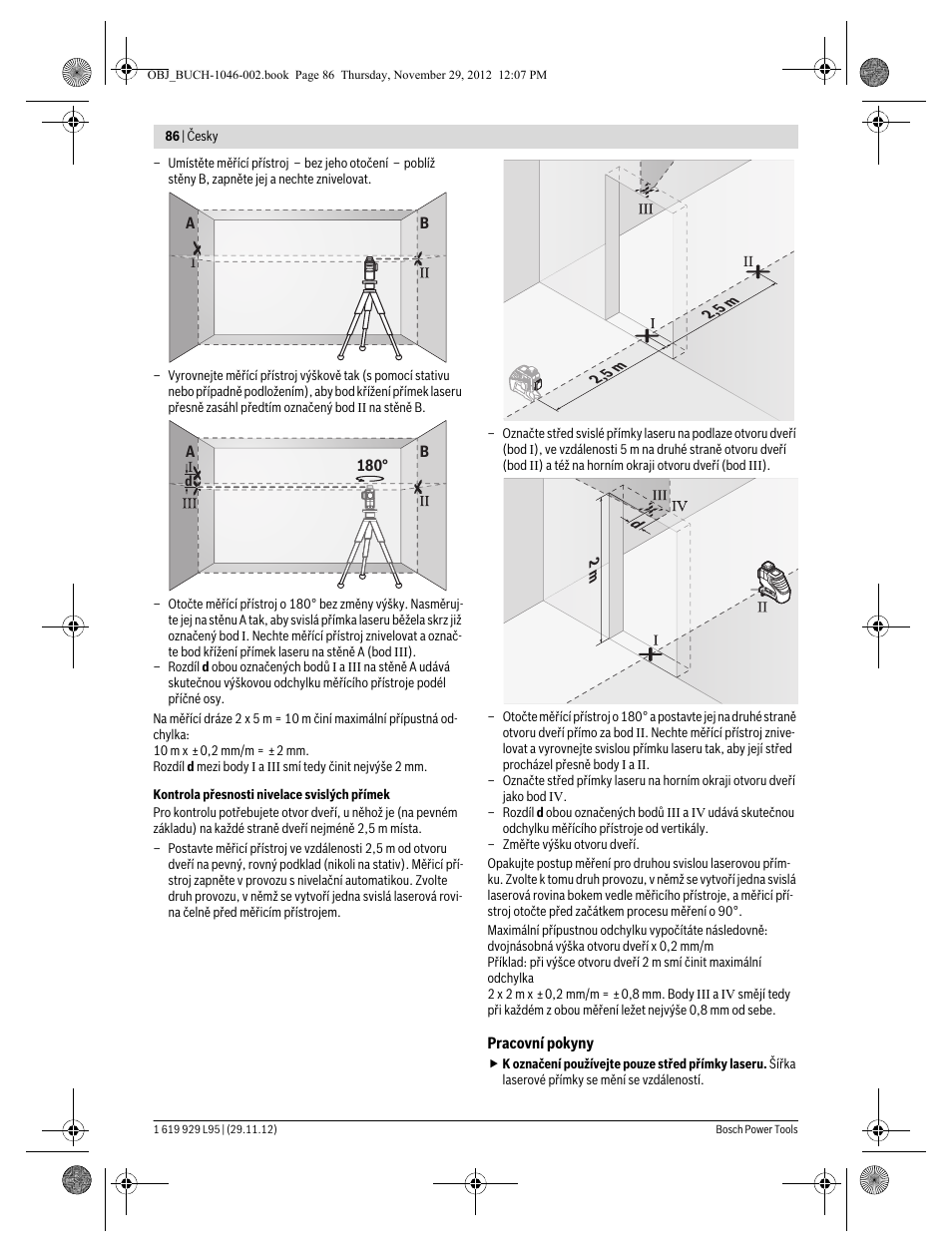 Bosch GLL 3-80 P Professional User Manual | Page 86 / 196