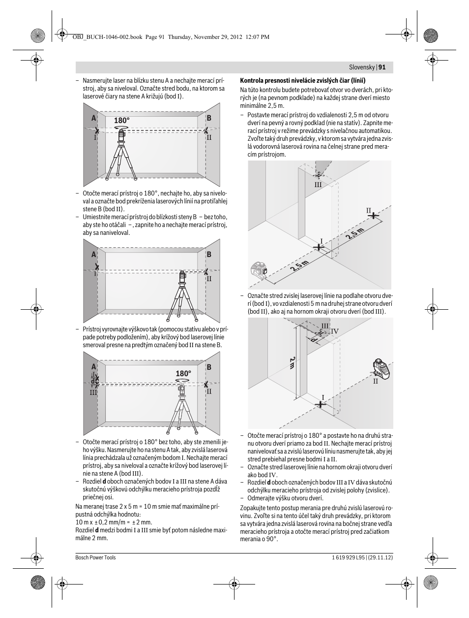 Bosch GLL 3-80 P Professional User Manual | Page 91 / 196