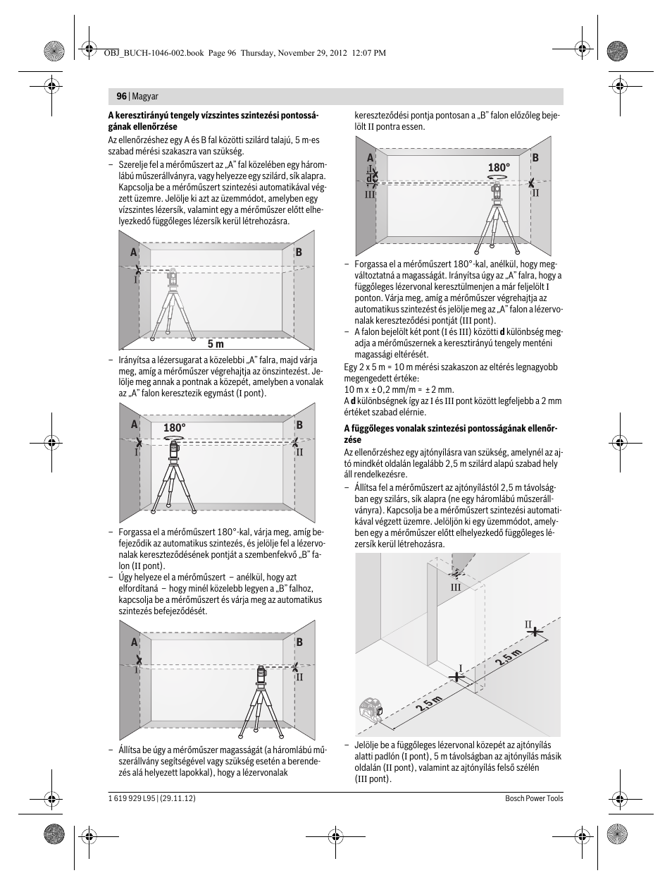 Bosch GLL 3-80 P Professional User Manual | Page 96 / 196