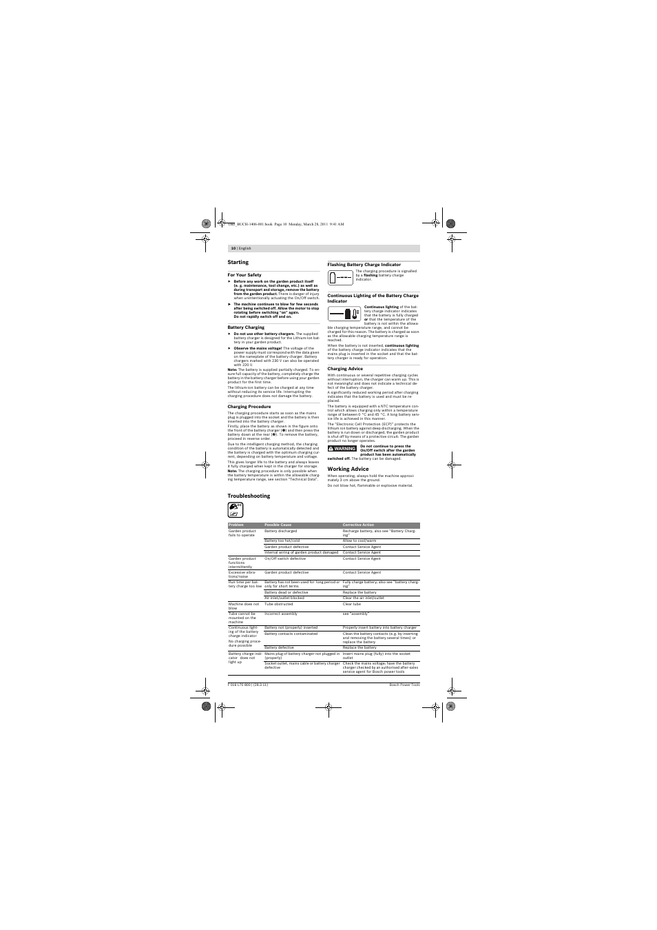 Bosch ALB 18 LI User Manual | Page 10 / 114