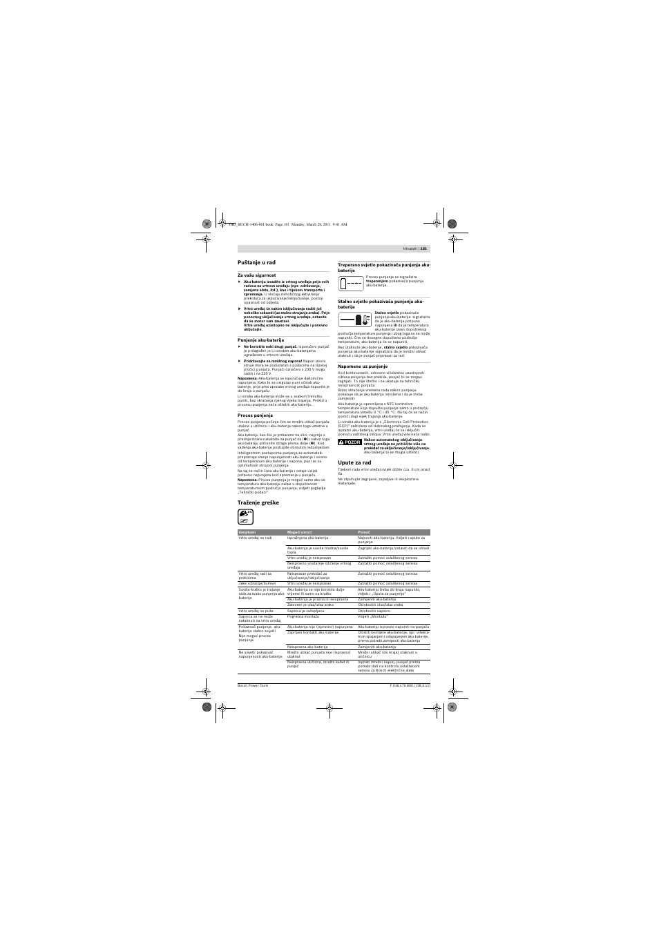 Bosch ALB 18 LI User Manual | Page 101 / 114