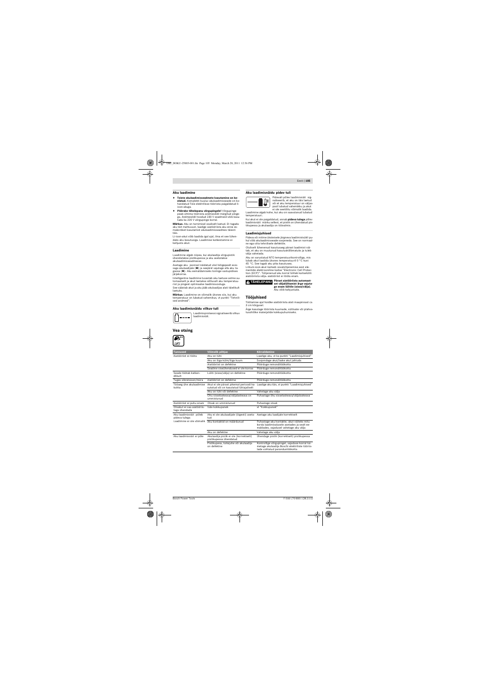 Bosch ALB 18 LI User Manual | Page 105 / 114