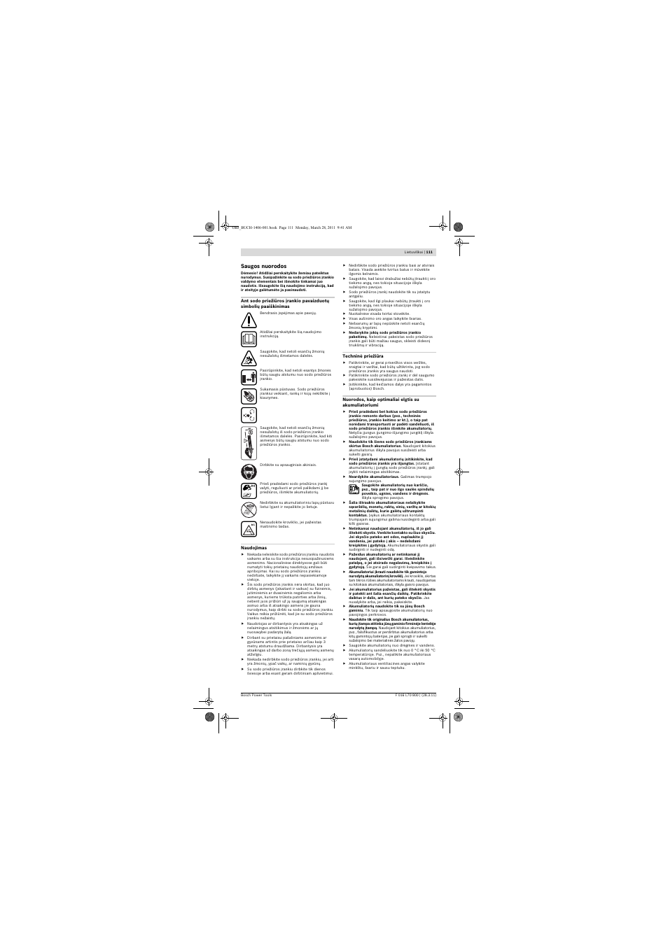 Bosch ALB 18 LI User Manual | Page 111 / 114