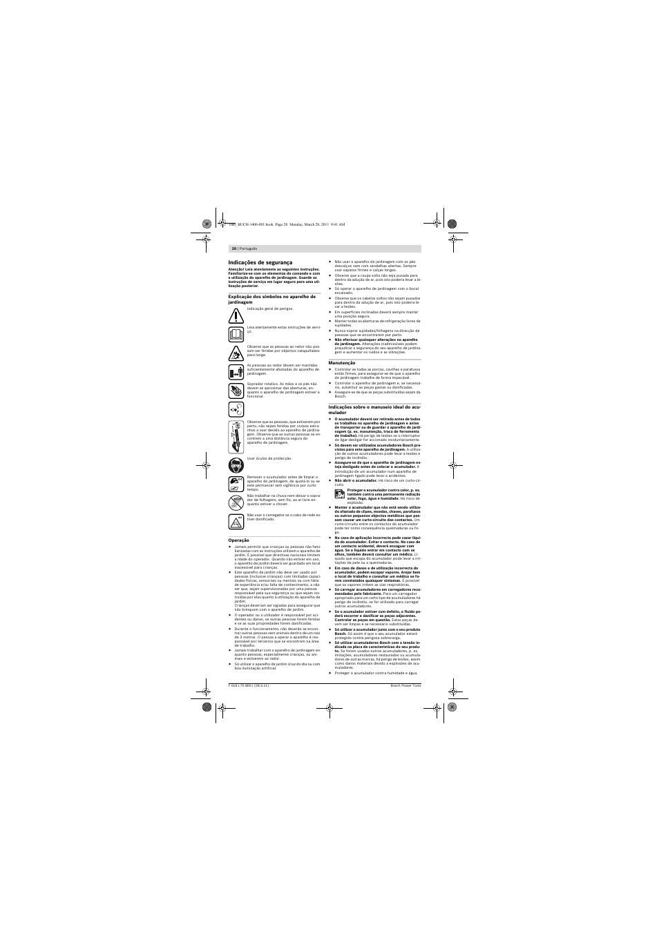 Bosch ALB 18 LI User Manual | Page 20 / 114