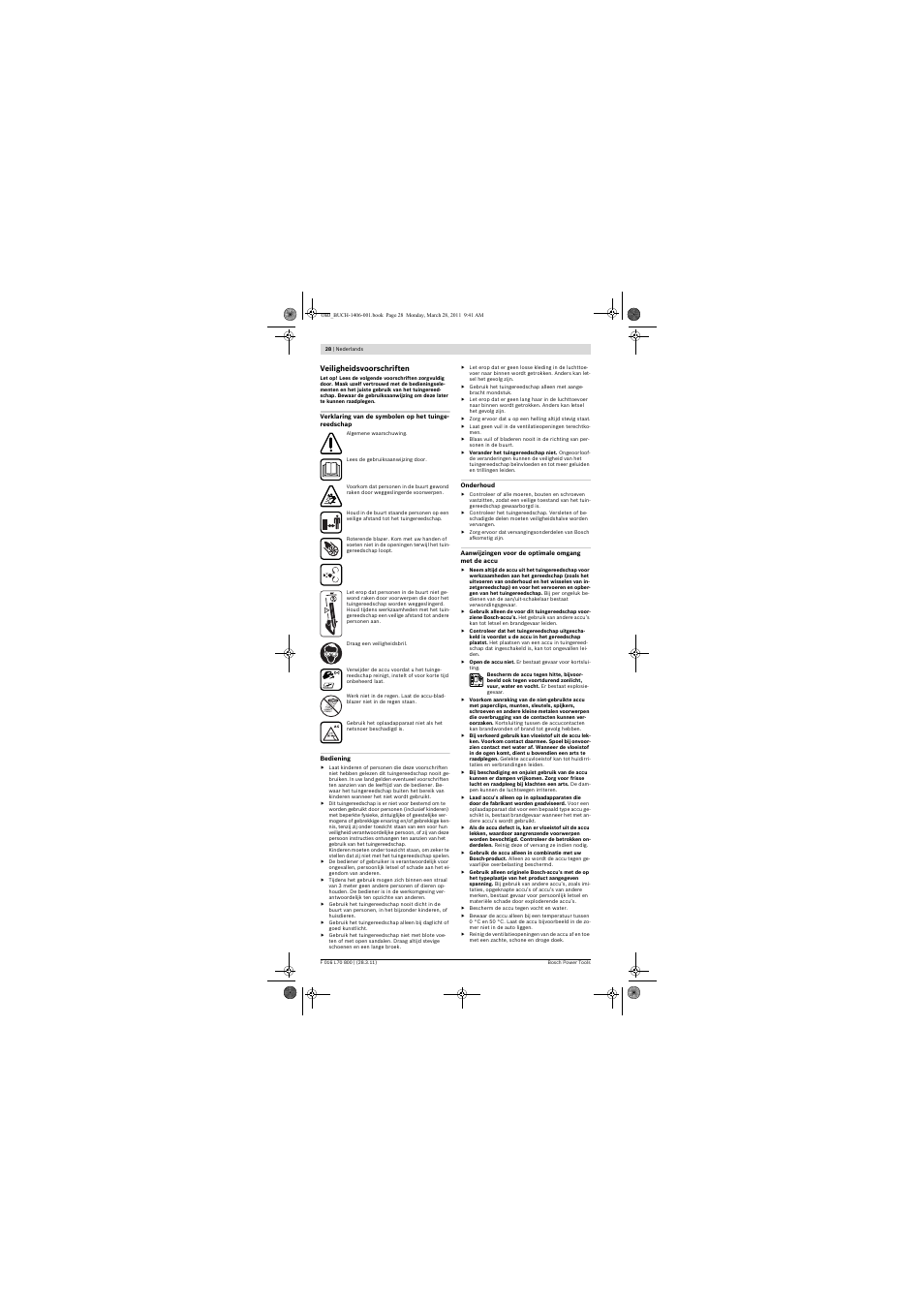 Bosch ALB 18 LI User Manual | Page 28 / 114