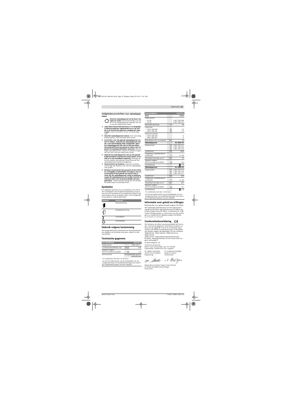 Bosch ALB 18 LI User Manual | Page 29 / 114