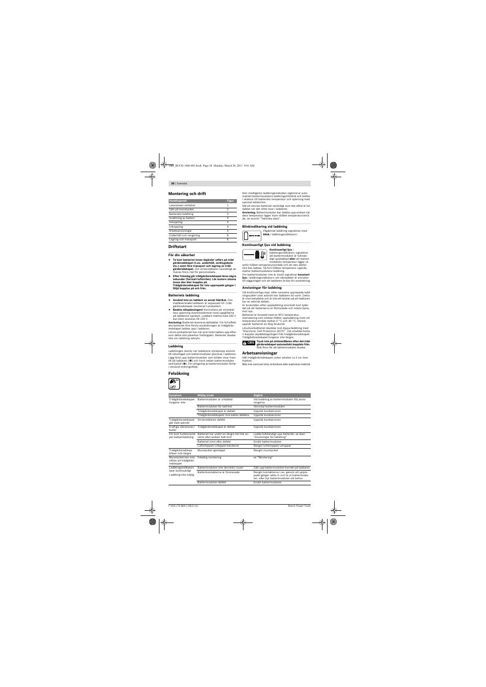 Bosch ALB 18 LI User Manual | Page 38 / 114