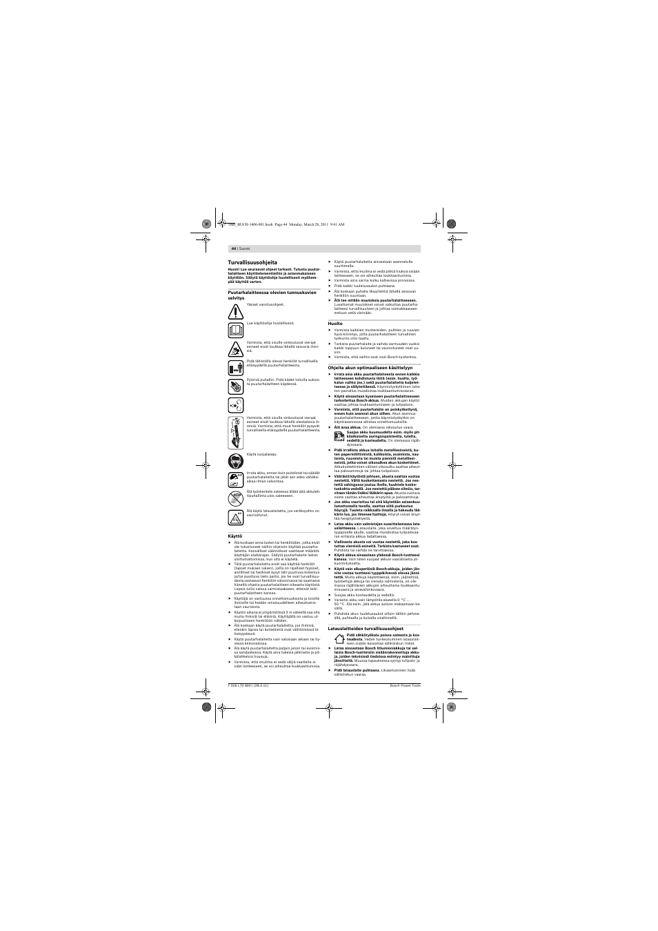 Bosch ALB 18 LI User Manual | Page 44 / 114