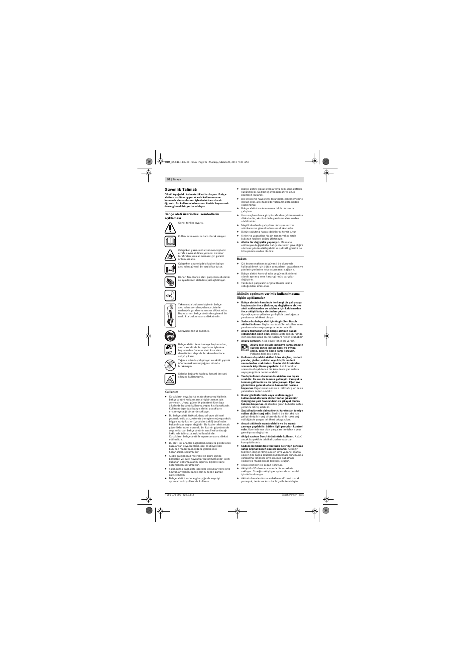 Bosch ALB 18 LI User Manual | Page 52 / 114
