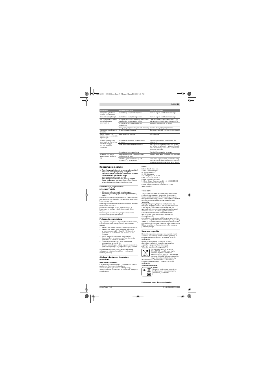 Bosch ALB 18 LI User Manual | Page 59 / 114