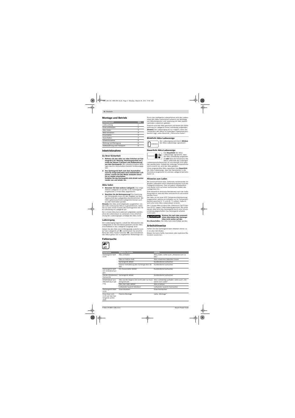 Bosch ALB 18 LI User Manual | Page 6 / 114