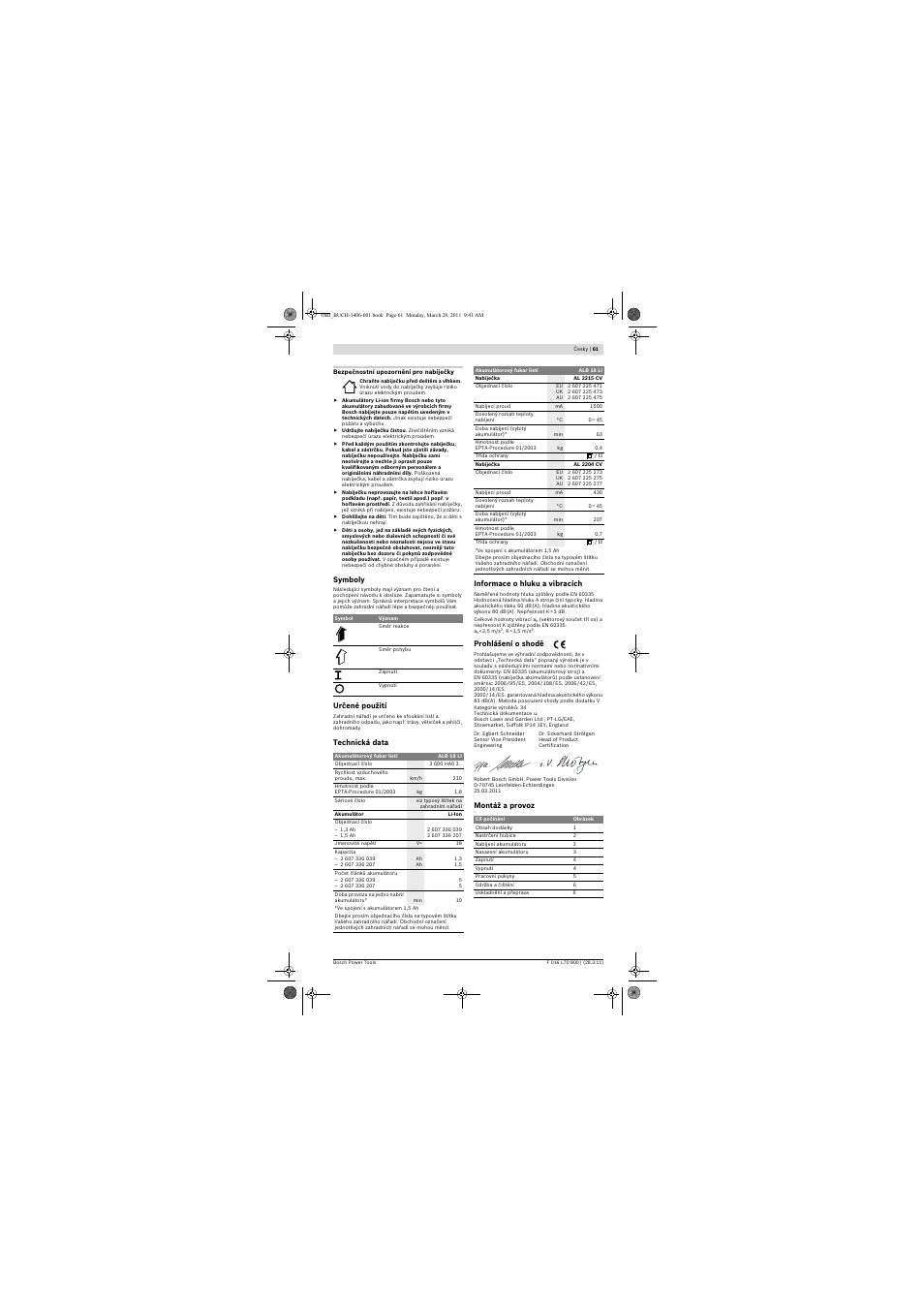 Bosch ALB 18 LI User Manual | Page 61 / 114