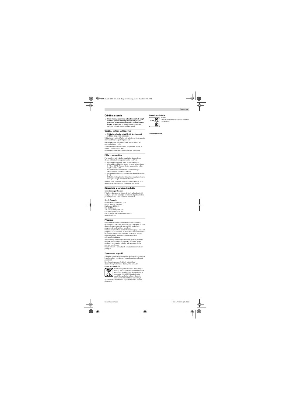 Bosch ALB 18 LI User Manual | Page 63 / 114
