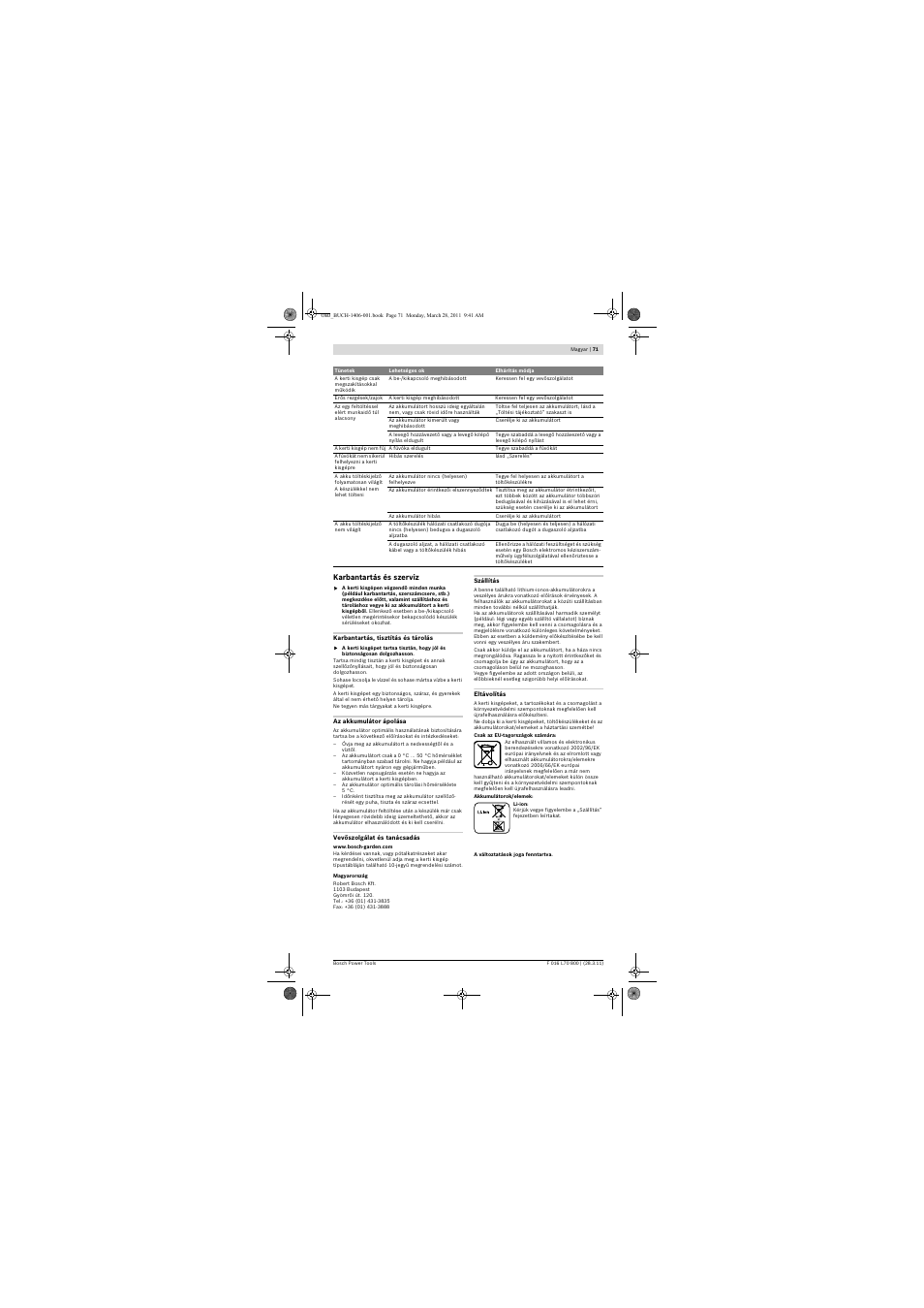 Bosch ALB 18 LI User Manual | Page 71 / 114