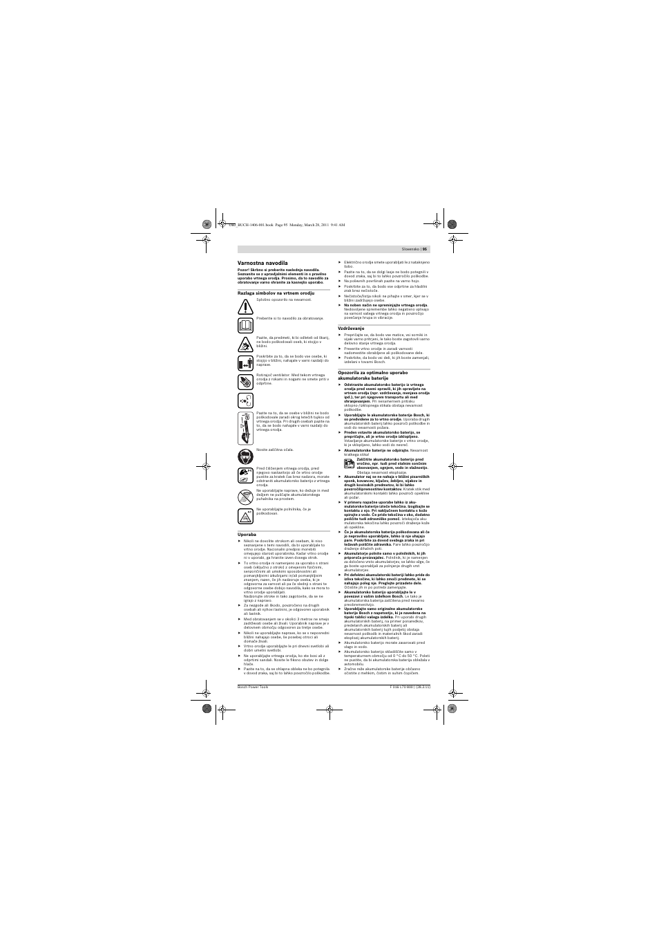 Bosch ALB 18 LI User Manual | Page 95 / 114