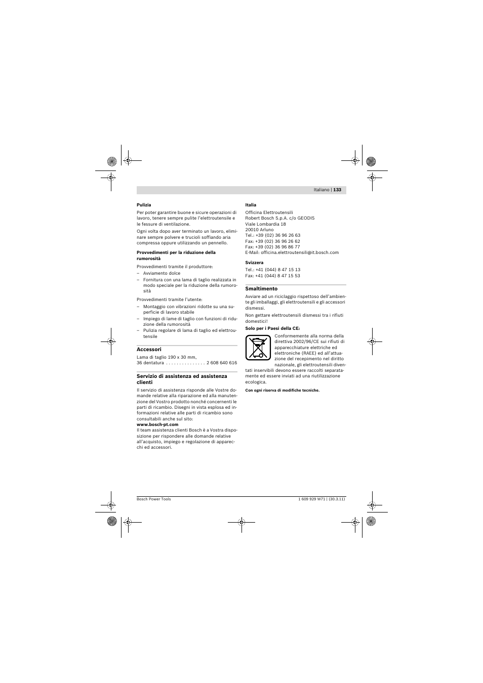 Bosch PPS 7S User Manual | Page 133 / 537