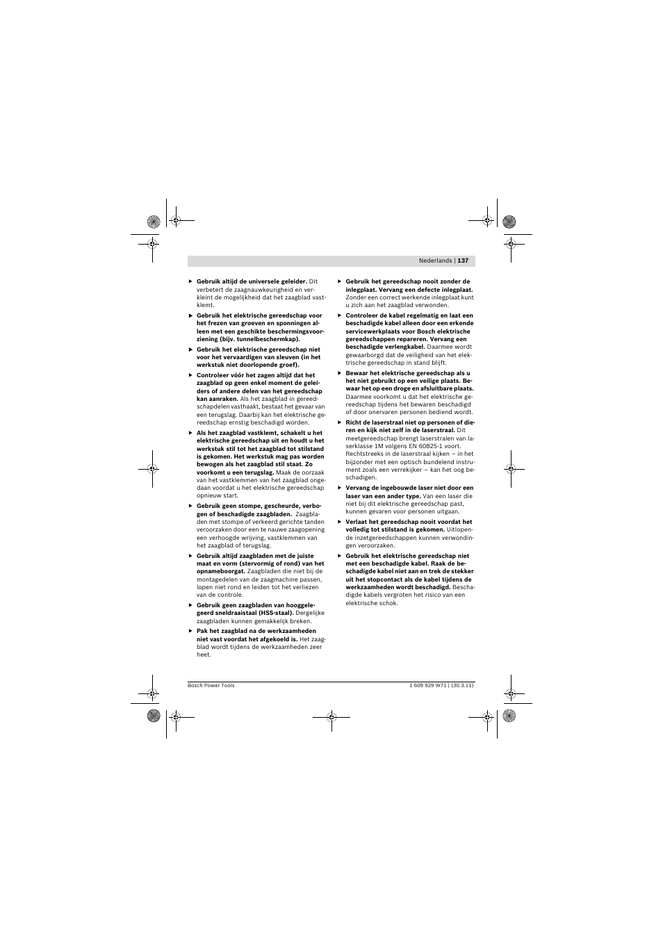 Bosch PPS 7S User Manual | Page 137 / 537