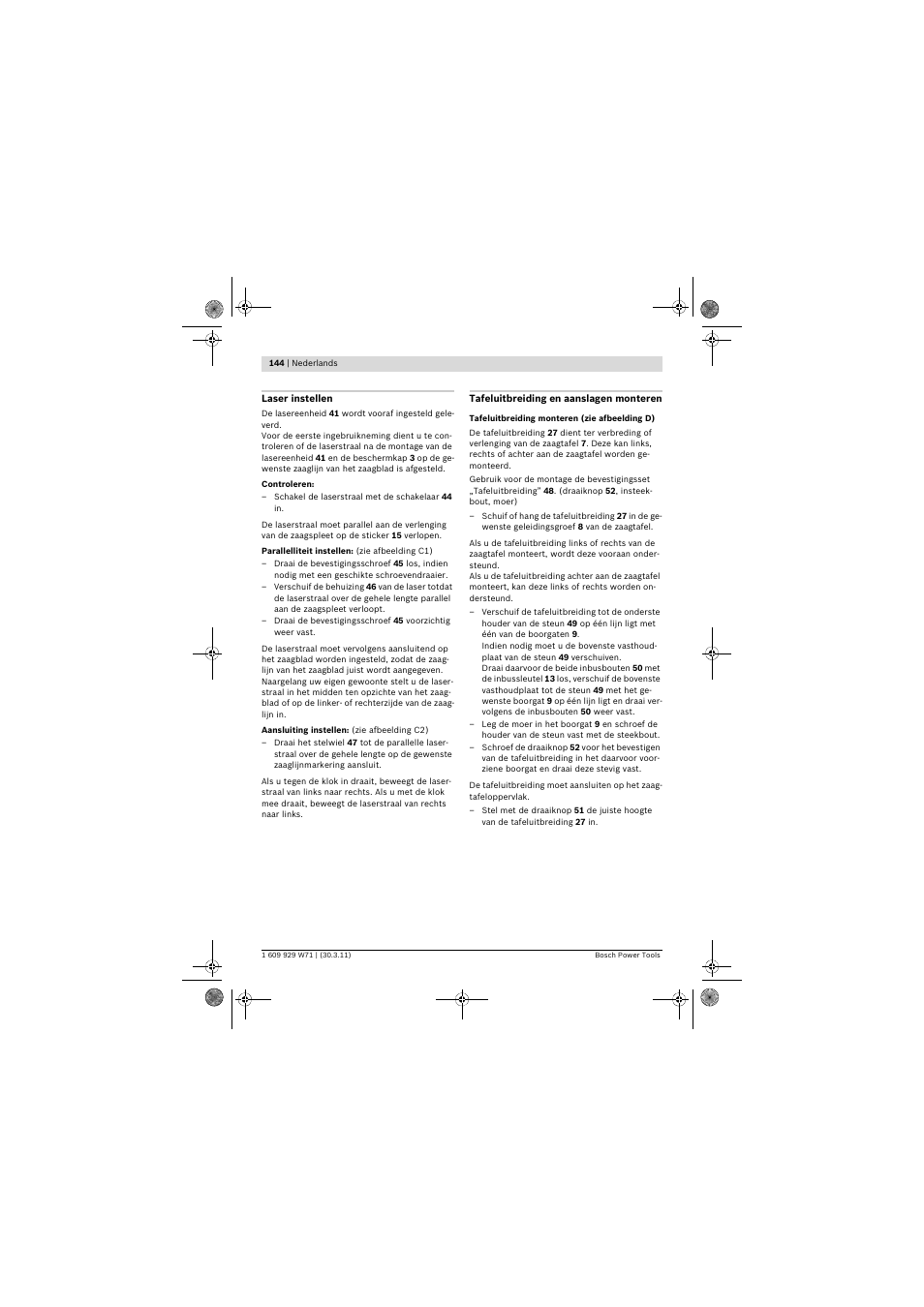 Bosch PPS 7S User Manual | Page 144 / 537