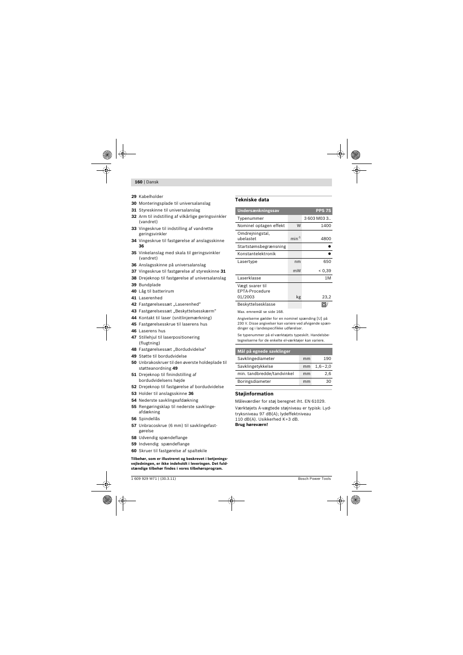 Bosch PPS 7S User Manual | Page 160 / 537