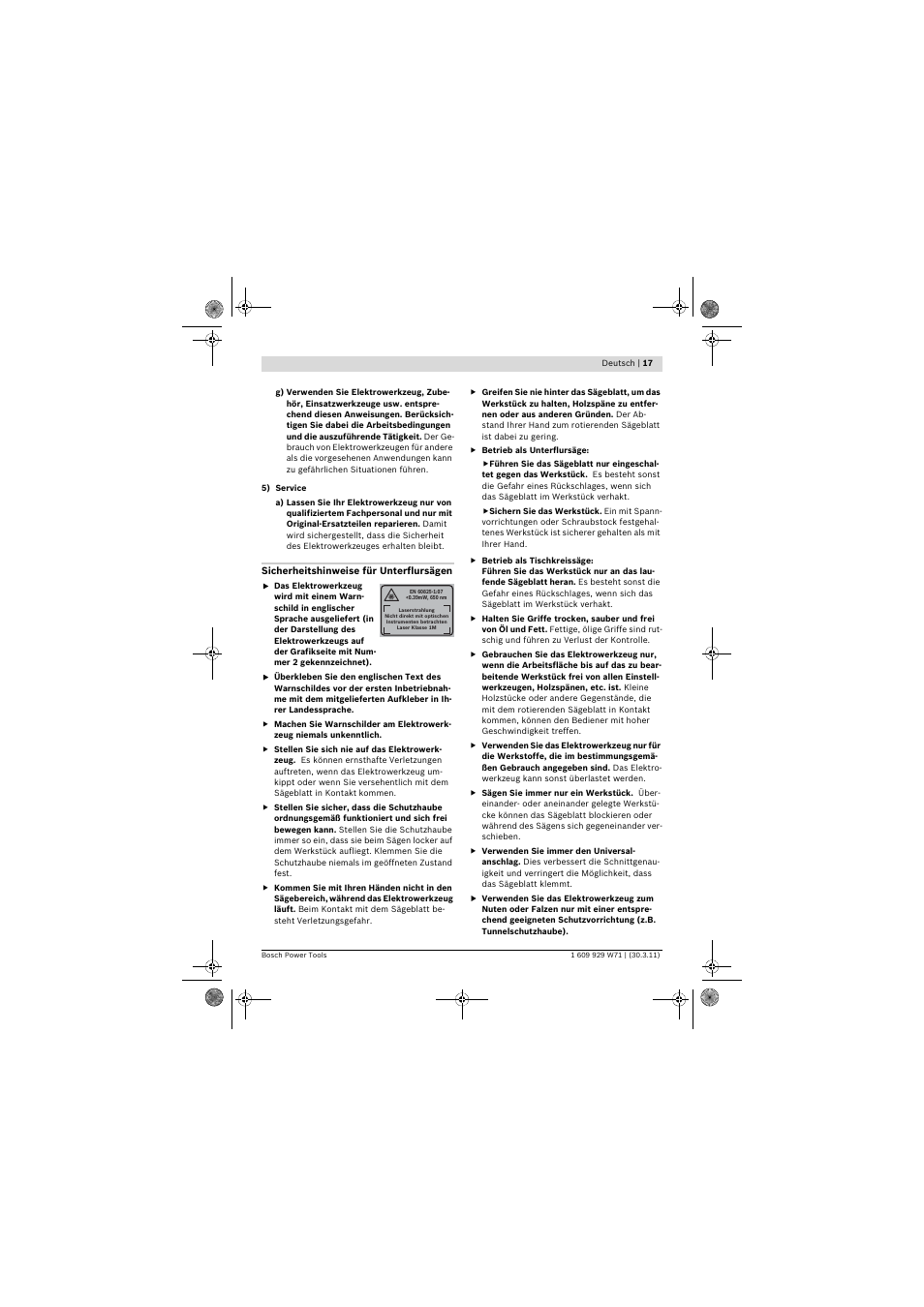 Bosch PPS 7S User Manual | Page 17 / 537