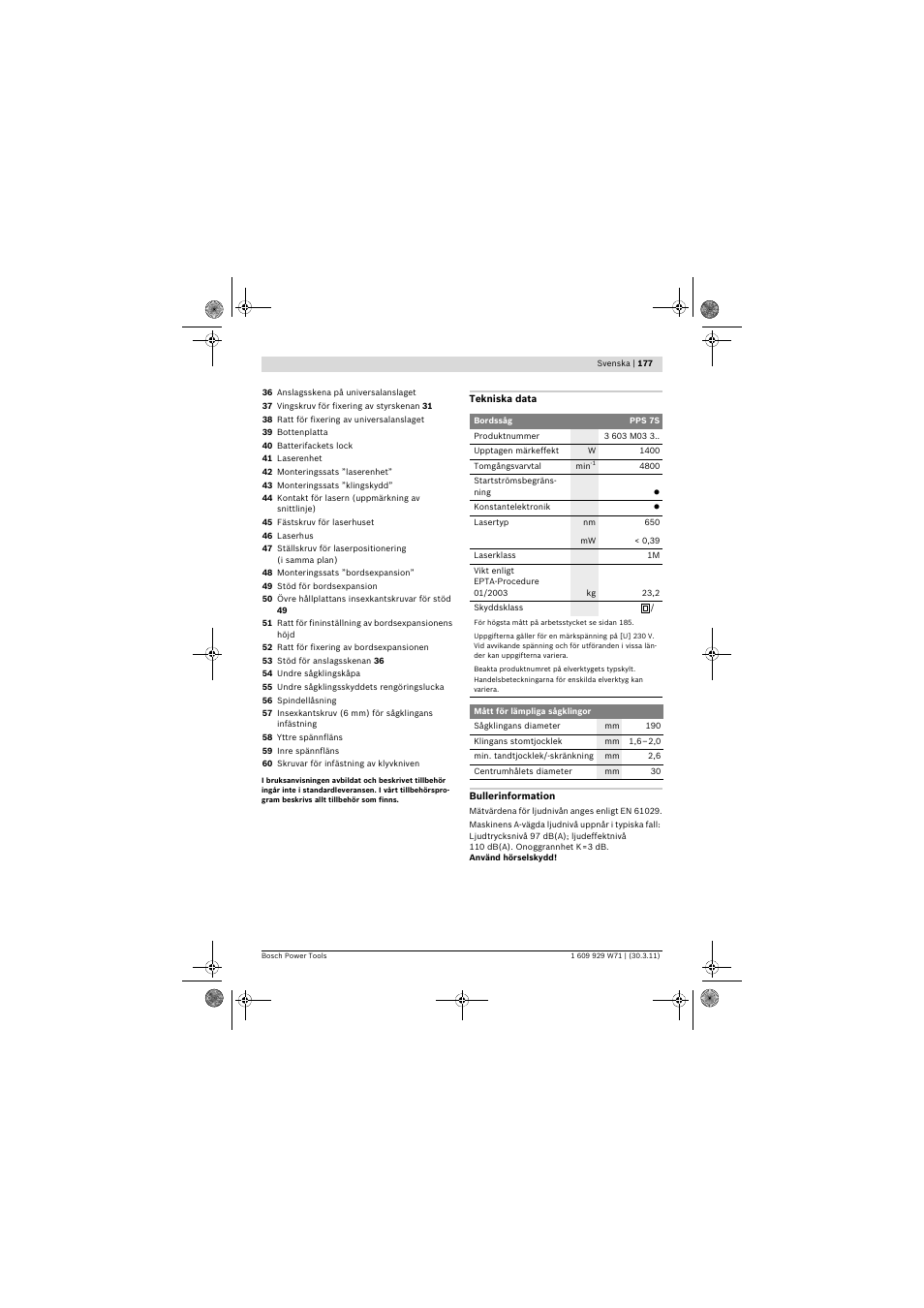 Bosch PPS 7S User Manual | Page 177 / 537