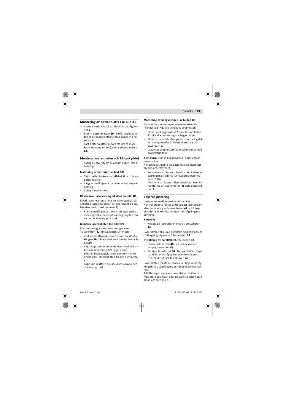 Bosch PPS 7S User Manual | Page 179 / 537