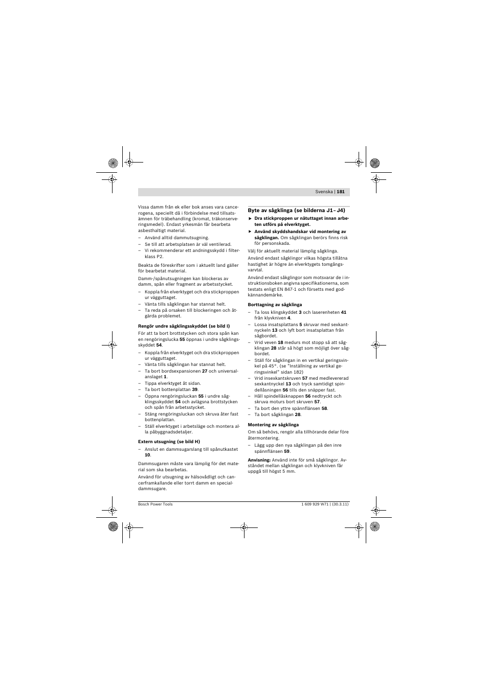 Bosch PPS 7S User Manual | Page 181 / 537