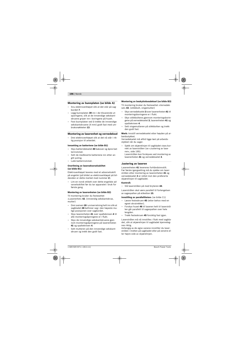 Bosch PPS 7S User Manual | Page 196 / 537