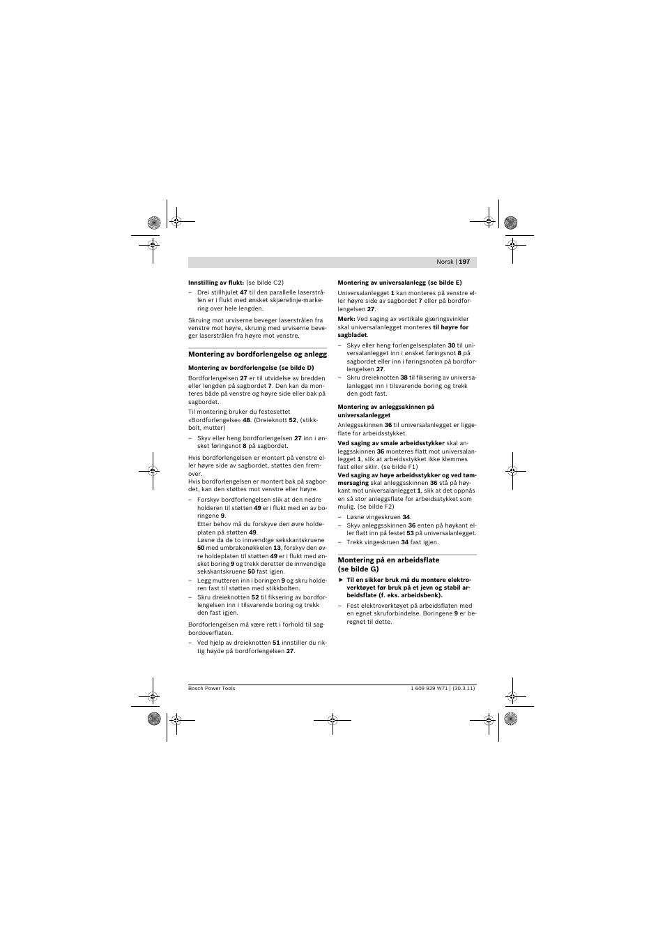 Bosch PPS 7S User Manual | Page 197 / 537