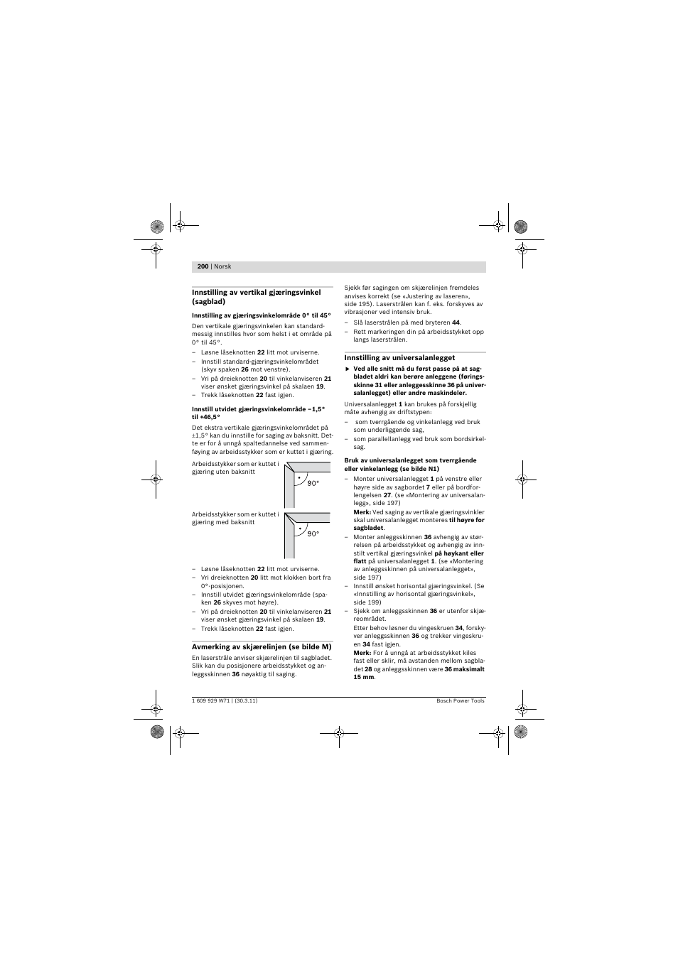 Bosch PPS 7S User Manual | Page 200 / 537