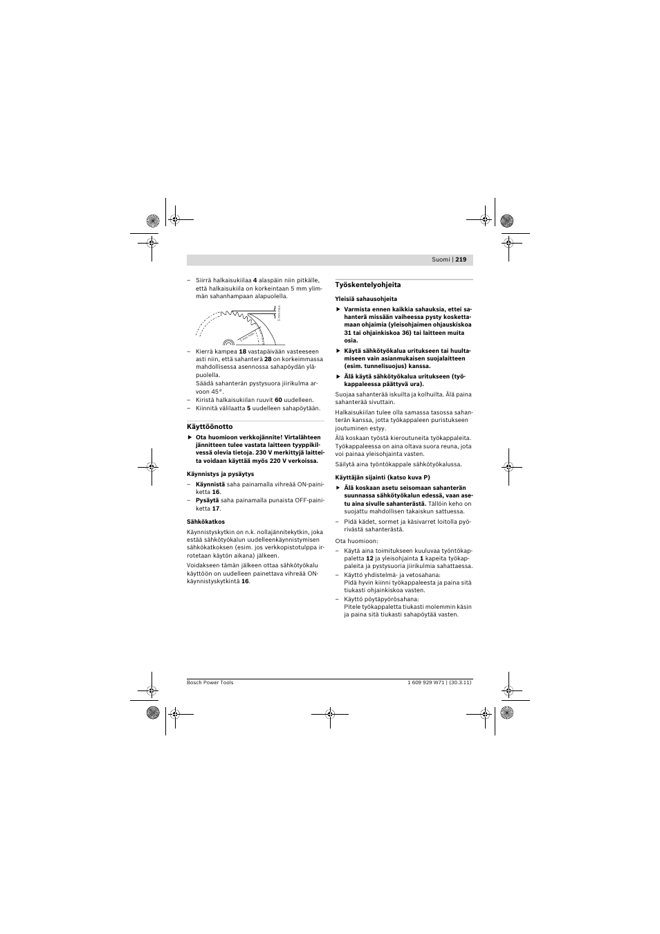 Bosch PPS 7S User Manual | Page 219 / 537