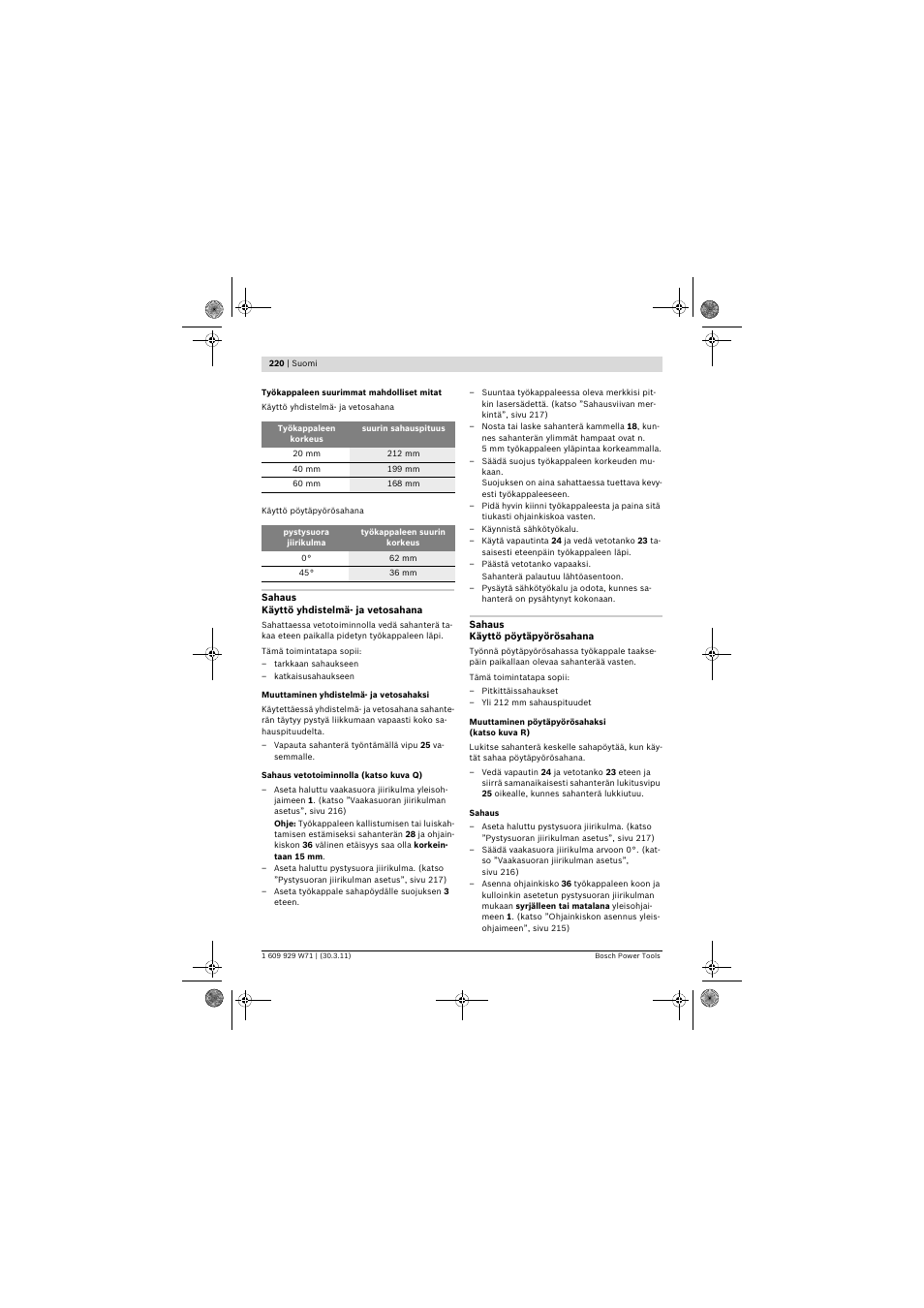 Bosch PPS 7S User Manual | Page 220 / 537