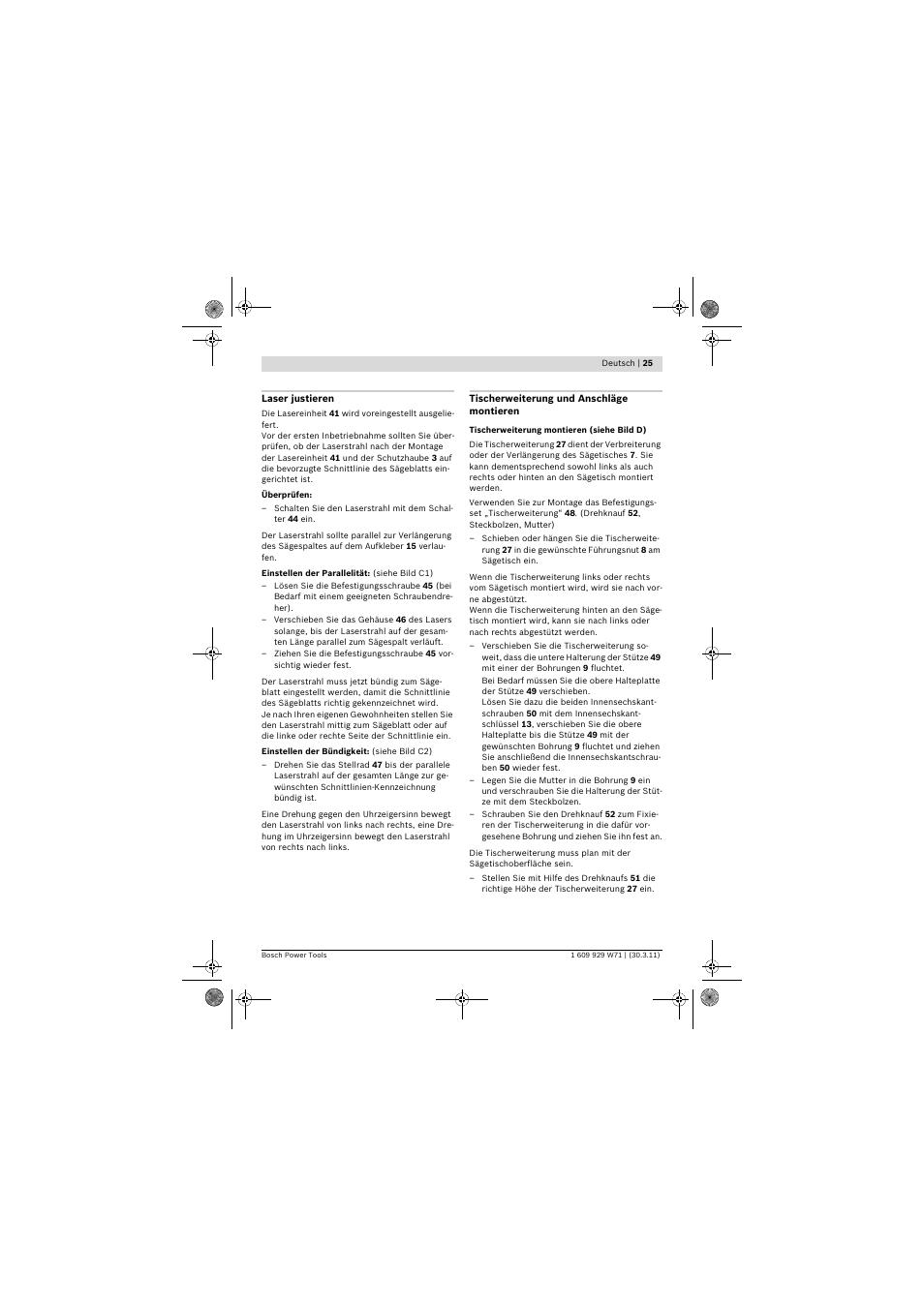 Bosch PPS 7S User Manual | Page 25 / 537