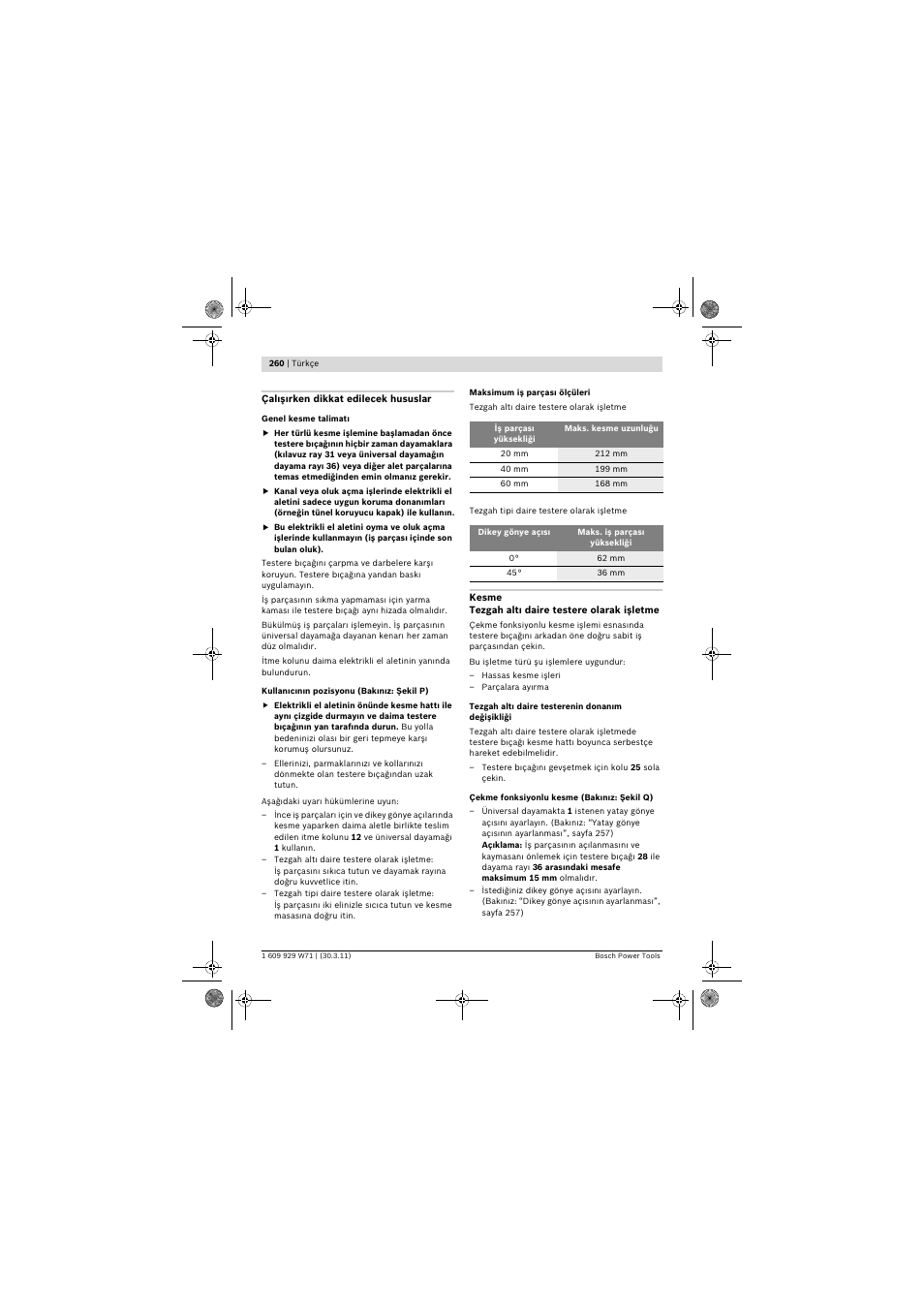 Bosch PPS 7S User Manual | Page 260 / 537