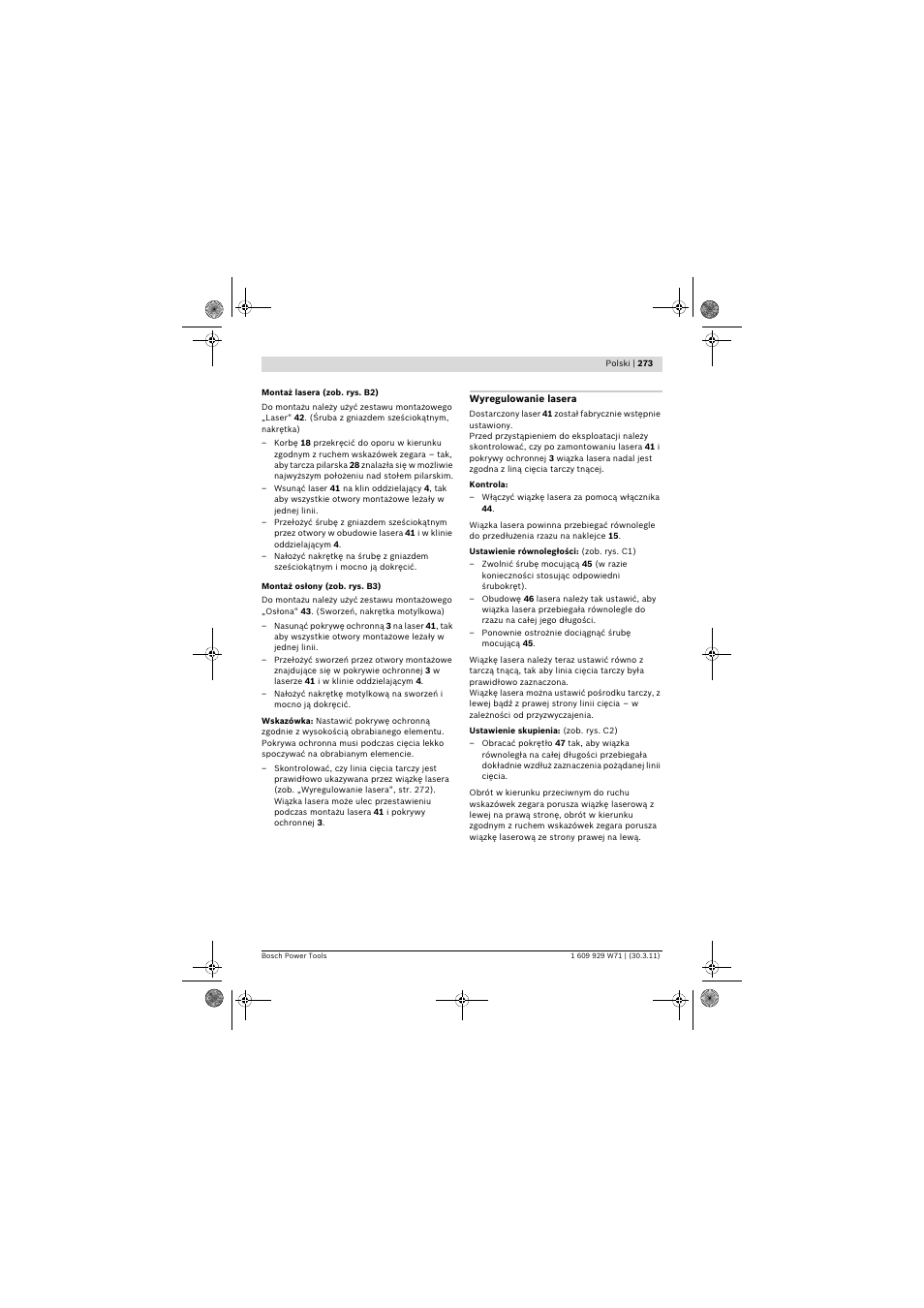 Bosch PPS 7S User Manual | Page 273 / 537