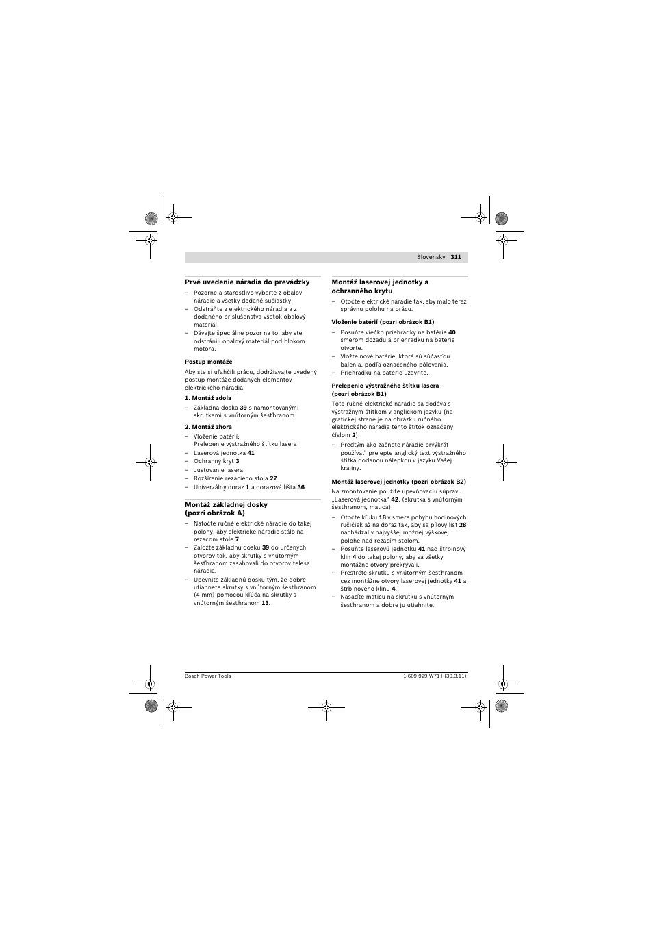 Bosch PPS 7S User Manual | Page 311 / 537