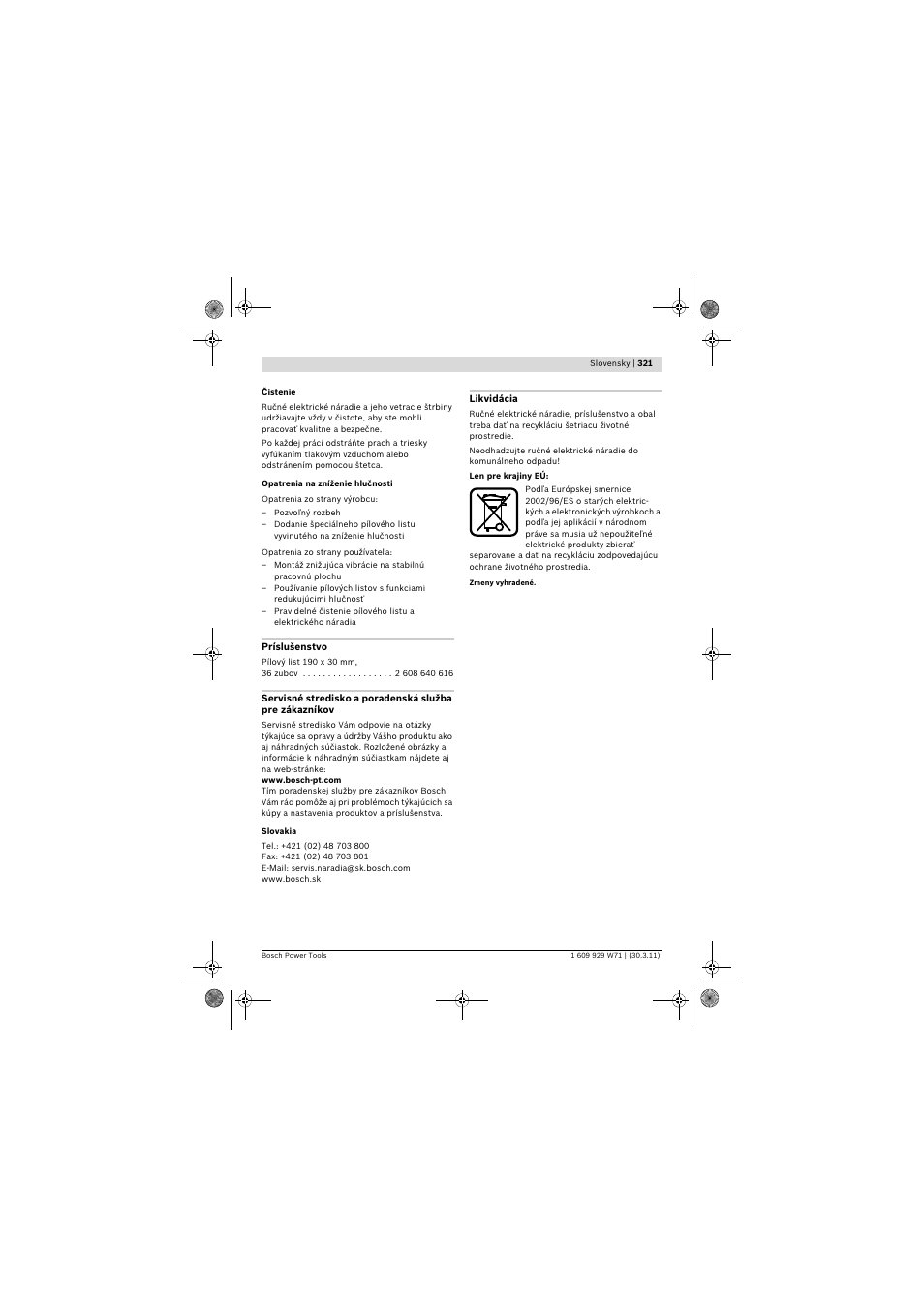 Bosch PPS 7S User Manual | Page 321 / 537