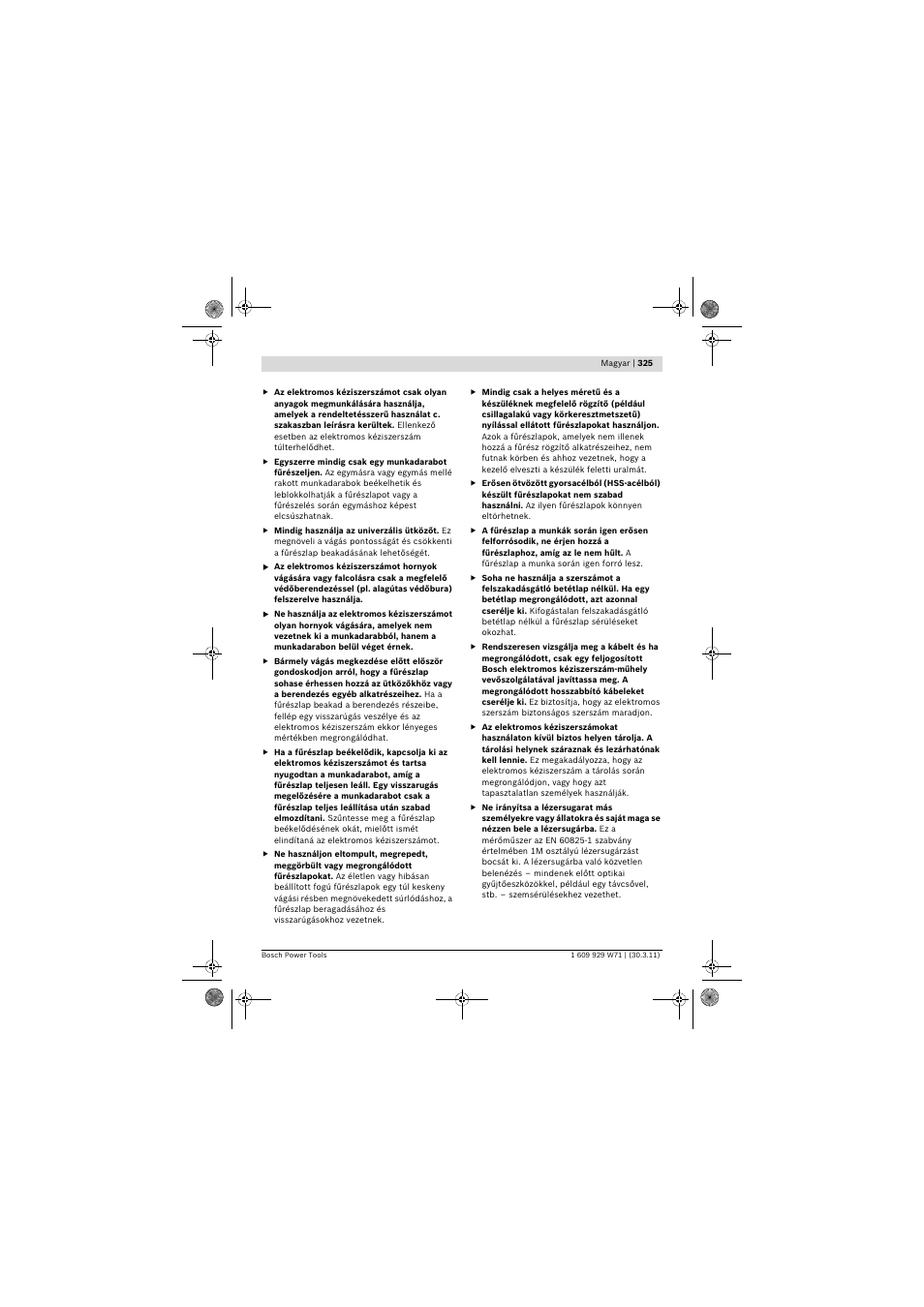 Bosch PPS 7S User Manual | Page 325 / 537