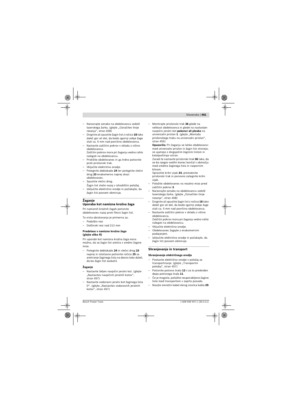 Bosch PPS 7S User Manual | Page 461 / 537