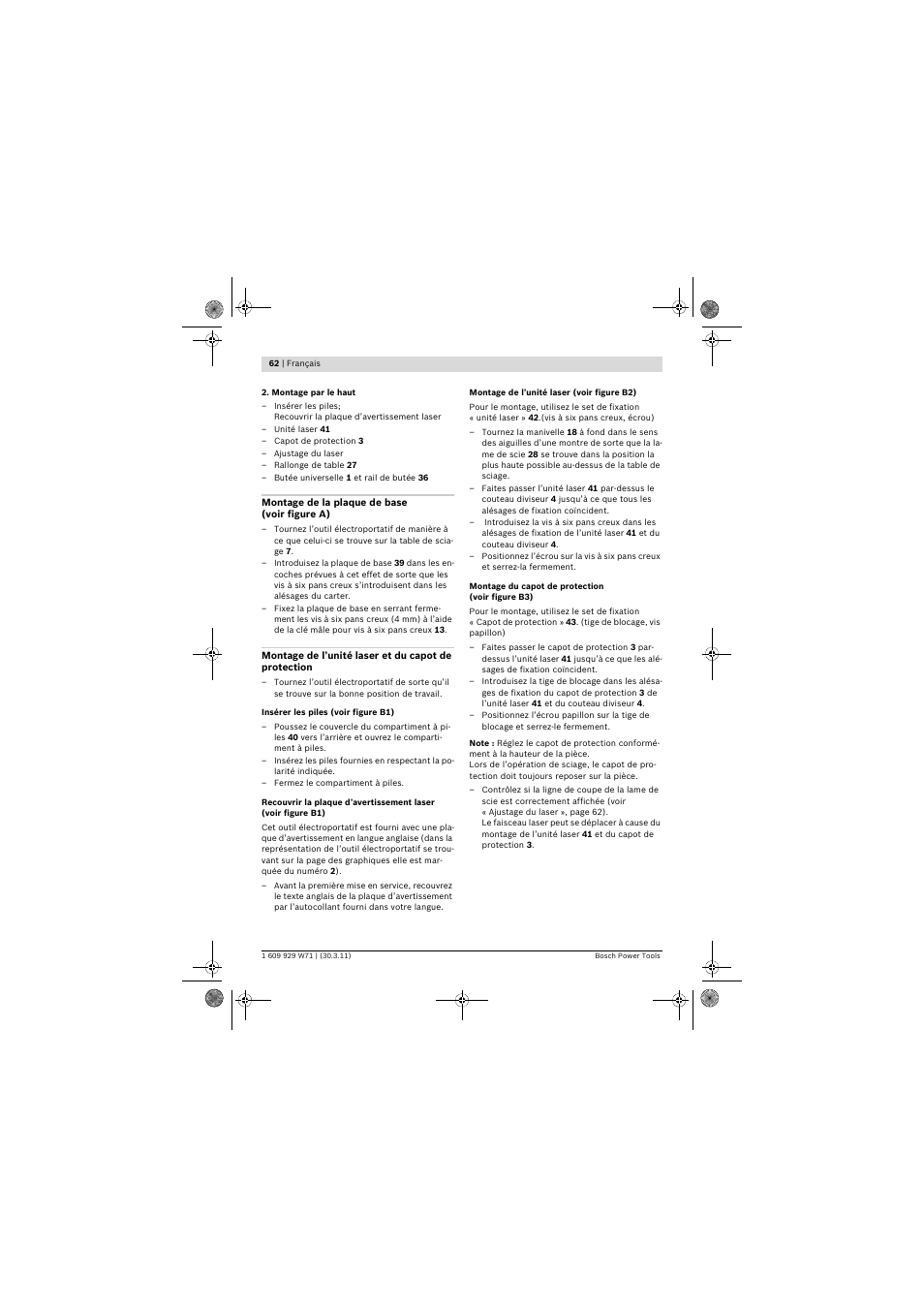 Bosch PPS 7S User Manual | Page 62 / 537