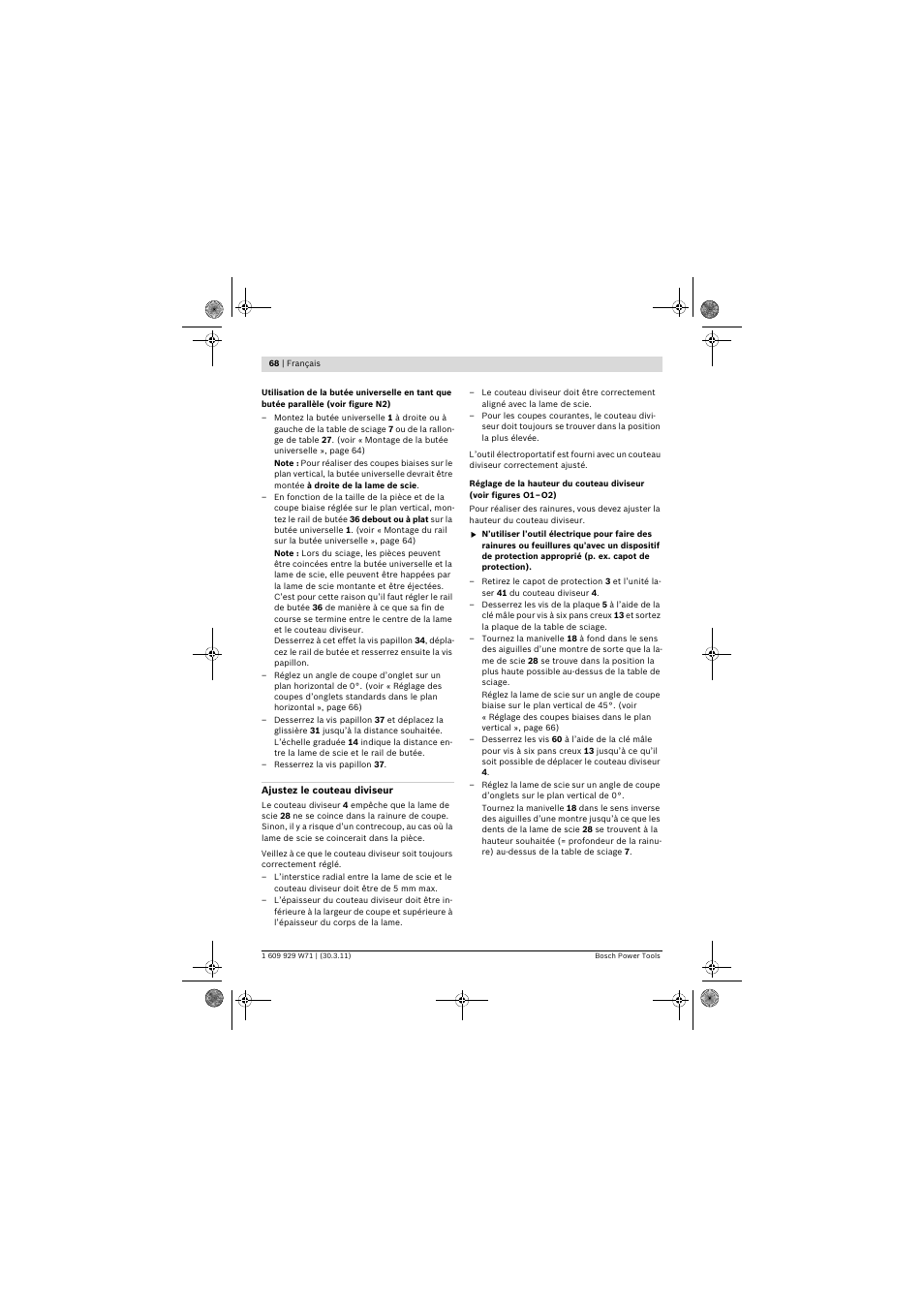 Bosch PPS 7S User Manual | Page 68 / 537